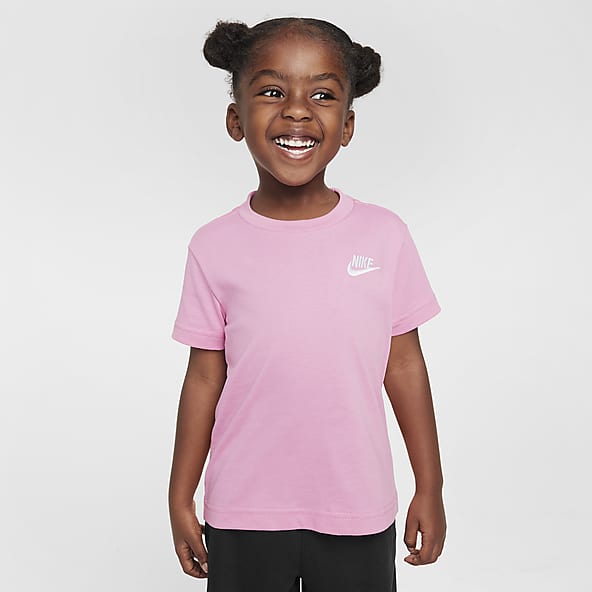 Boys Pink Short Sleeve Shirts. Nike